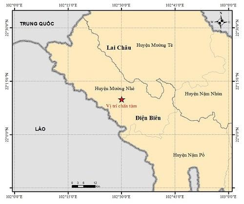 Lai Châu xảy ra động đất trong sáng sớm nay. Ảnh: tienphong.vn