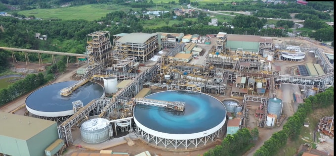 Tổ hợp sản xuất chế biến hiện đại của Masan High-Tech Materials tại mỏ đa kim Núi Pháo, Thái Nguyên, Việt Nam