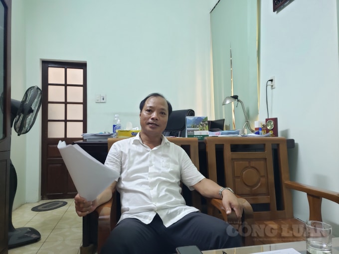 Ông Phạm Ngọc Dũng, Chi cục phó, Chi cục Kiểm lâm tỉnh Thừa Thiên Huế (Ảnh: Cái Văn Long).
