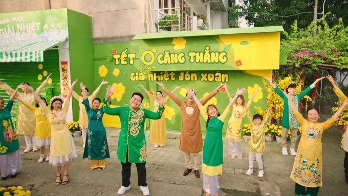 “Tết không căng thẳng, giải nhiệt đón Xuân”.