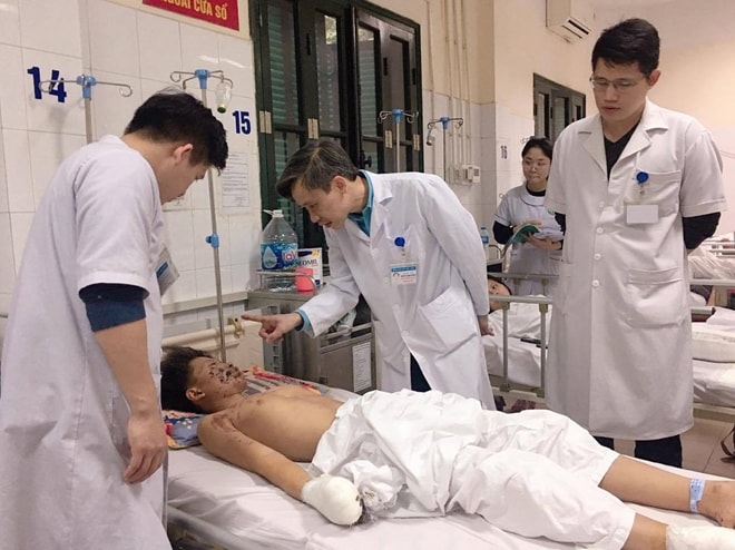 Tai nạn về pháo nạn nhân chủ yếu là trẻ em.