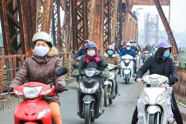 Hà Nội tiếp tục rét đậm (Ảnh: Dantri)