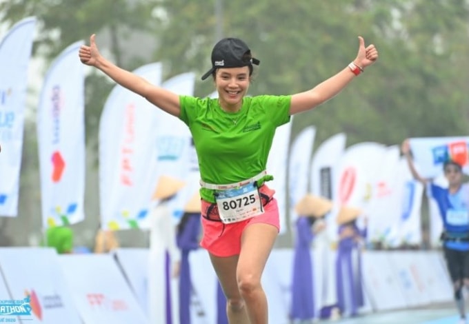 Tính đến nay, Chị Nguyễn Thị Thúy Mai - chuyên viên Văn phòng đã chạy được trên 3.500 km, gấp đôi chặng đường từ Hồ Chí Minh đi Hà Nội.