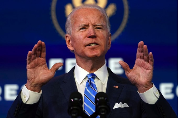 Tân tổng thống Mỹ, Joe Biden. Ảnh: Getty Images