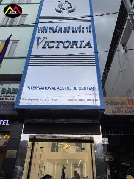 Công ty TNHH Viện thẩm mỹ Victoria (có địa chỉ tại 753 Lê Hồng Phong, phường 12, quận 10, TP.HCM) bị xử phạt 25 triệu đồng. Ảnh: internet