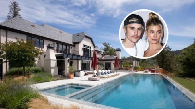 Hiện Justin Bieber và vợ sống trong căn biệt thự sang trọng trị giá 25,8 triệu USD. Ảnh nguồn: AFP