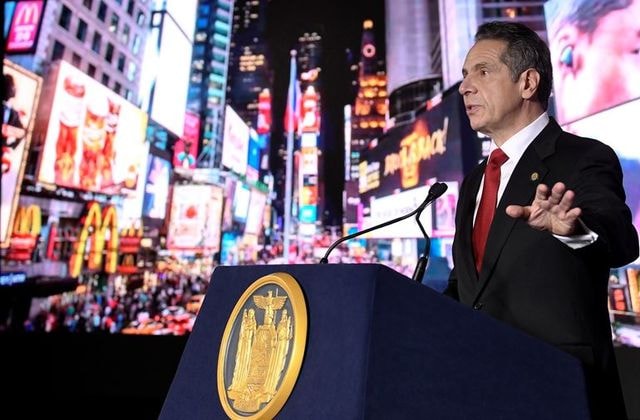 Thống đốc bang New York, Andrew Cuomo . Ảnh: Reuters