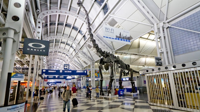 Sân bay quốc tế O'Hare ở Chicago. Ảnh: Reuters