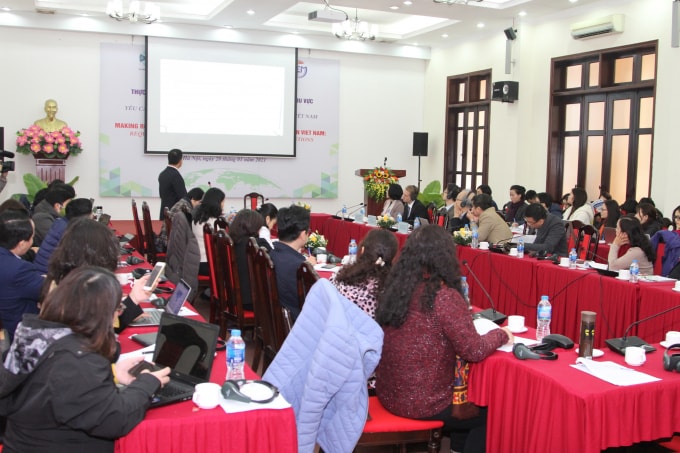 Quang cảnh buổi hội thảo, Ảnh: Mạnh Cường