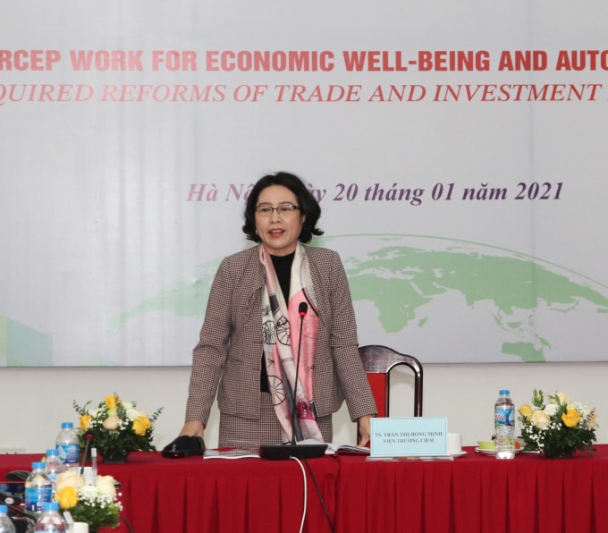Viện trưởng CIEM: Thông tin về tiến triển đối với RCEP hầu như rất hạn chế trong suốt 3 quý đầu năm 2020. Ảnh: Mạnh Cường