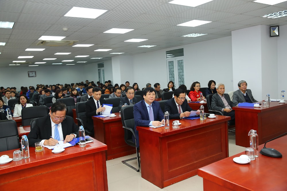 Hội nghị cán bộ, viên chức tổng kết công tác năm 2020. Ảnh: Sơn Hải