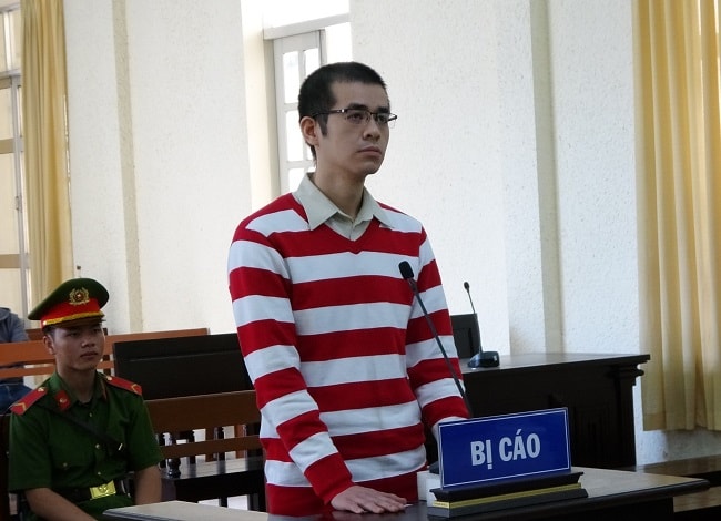 Bị cáo Hoàng Ngọc Duy tại phiên xét xử.