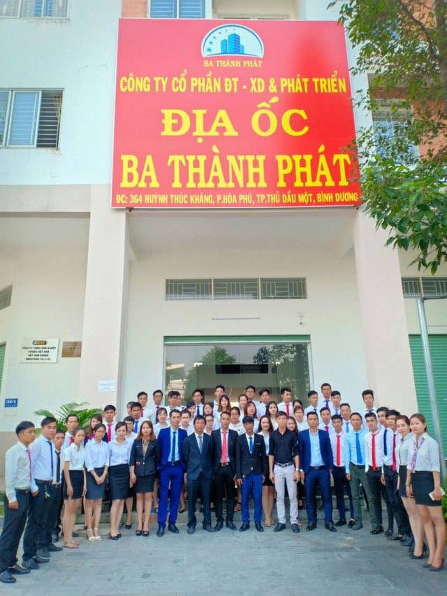 Trụ sở Công ty Bất động sản Ba Thành Phát. Ảnh: phunuonline.com.vn