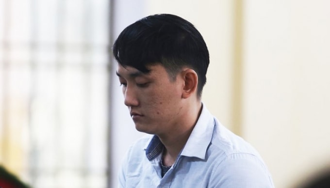 Nguyễn Đức Tuấn tại phiên xét xử.