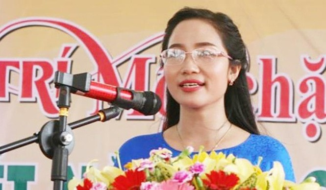 Nguyễn Thị Lan khi chưa bị khởi tố. Ảnh: tienphong.vn