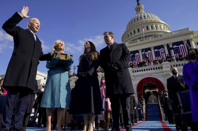 Tổng thống Joe Biden kế thừa mối quan hệ Mỹ-Trung đang ở mức thấp lịch sử. Ảnh: EPA-EFE