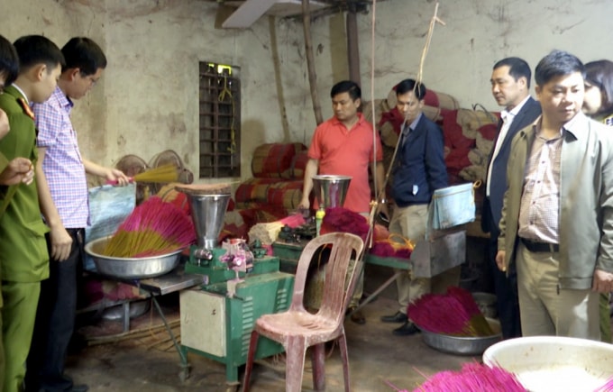 Cơ sở sản xuất hương giả