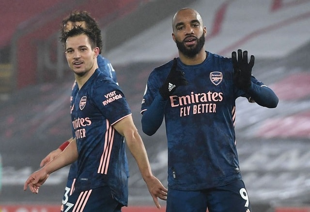 Lacazette tỏa sáng trong chiến thắng của Arsenal. Ảnh: internet