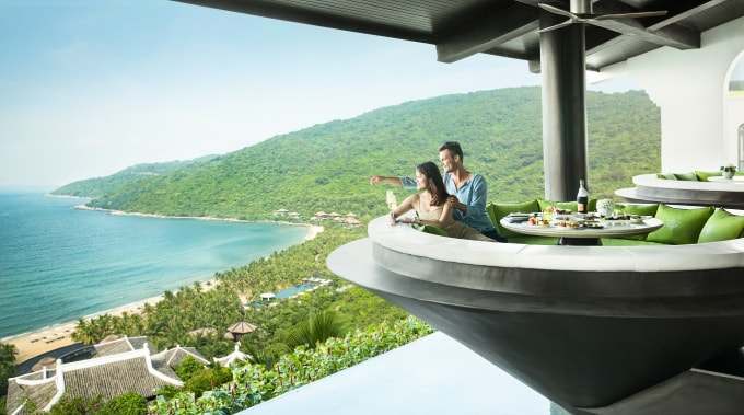 Nhà hàng Citron trong InterContinental Danang Sun Peninsula Resort.