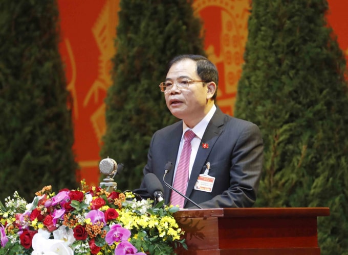 Ông Nguyễn Xuân Cường, Ủy viên Trung ương Đảng, Bộ trưởng Bộ Nông nghiệp & Phát triển nông thôn