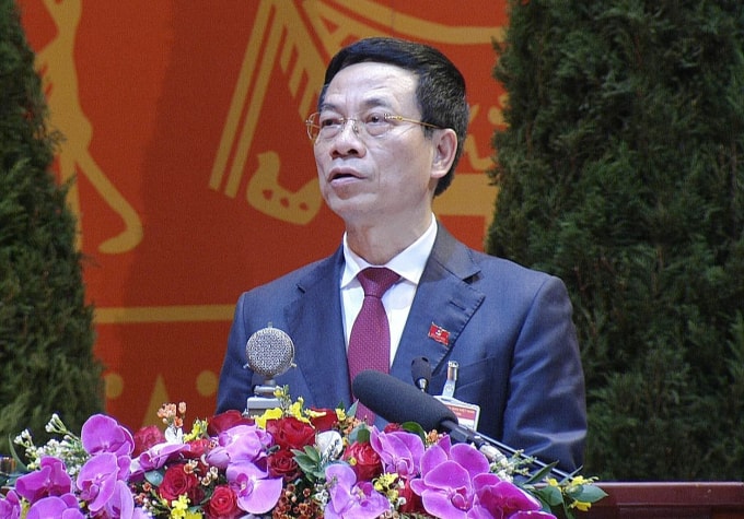 Đồng chí Nguyễn Mạnh Hùng, Ủy viên Trung ương Đảng, Bộ trưởng Bộ Thông tin và Truyền thông