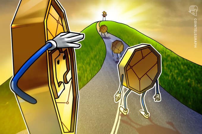 Altcoin tăng vọt sau khi giá Bitcoin đột phá 10%. Ảnh: Cointelegraph