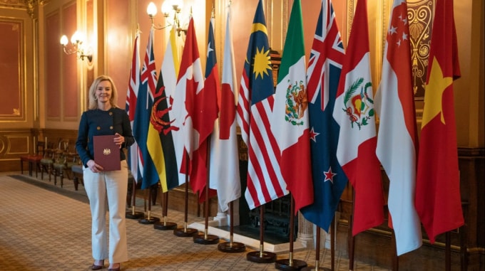 Liz Truss, Ngoại trưởng Vương quốc Anh về thương mại quốc tế. Vương quốc Anh sẽ hướng về phía đông để tìm kiếm các cơ hội trong môi trường thương mại hậu Brexit. Ảnh: Nikkei