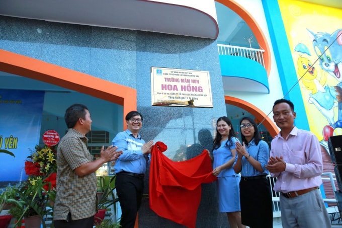 Lễ khánh thành Trường mầm non Hoa Hồng (phường Phú Lâm, thành phố Tuy Hòa, tỉnh Phú Yên)