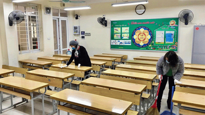 Các tỉnh, thành phố chủ động cho học sinh nghỉ học để phòng chống COVID-19.
