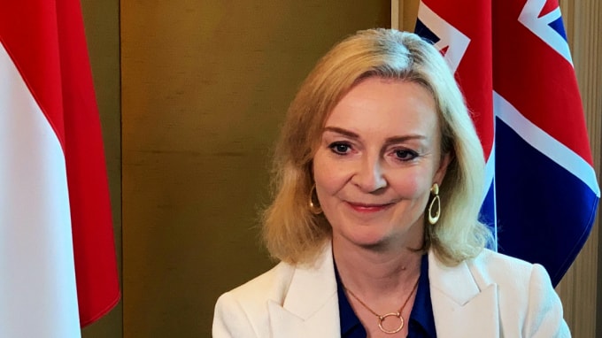 Bộ trưởng Thương mại Quốc tế Anh Liz Truss đã chính thức đề nghị tham gia Hiệp định Đối tác Toàn diện và Tiến bộ xuyên Thái Bình Dương nhằm thúc đẩy mở rộng thương mại hậu Brexit với khu vực Châu Á - Thái Bình Dương. Ảnh: Reuters