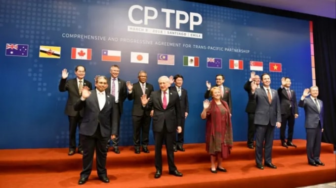 Hiệp ước CPTPP đã được ký kết tại Santiago, Chile, vào tháng 3 năm 2018. Ảnh: Naoyuki Toyama/Nikkei