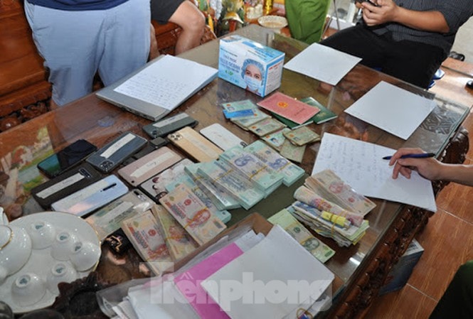 Tang vật của vụ việc. Ảnh: tienphong.vn