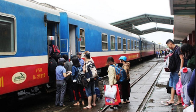 Ngành đường sắt tiếp tục giảm chạy tàu tuyến Hà Nội - Hải Phòng để phòng chống dịch bệnh Covid-19. Ảnh minh họa