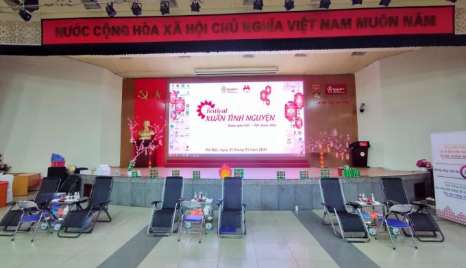 Nơi hiến máu vắng ngắt người trong nhiều ngày qua (ảnh TL).