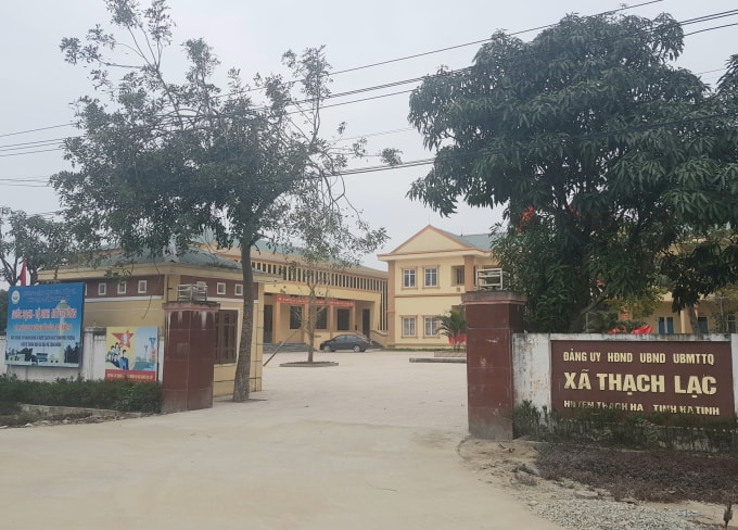 Trụ sở UBND xã Thạch Lạc (huyện Thạch Hà, Hà Tĩnh)