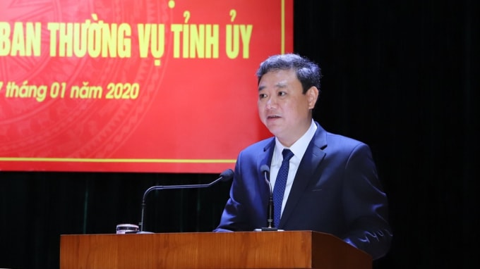 Ông Lê Anh Xuân - Bí thư Thành ủy TP. Thanh Hóa.