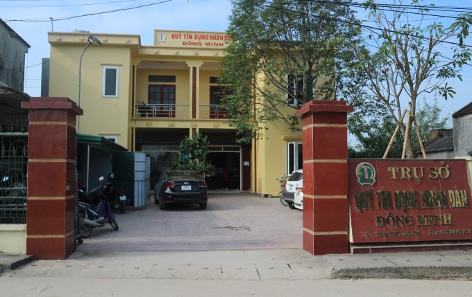 Trụ sở Quỹ Tín dụng nhân dân Đông Minh (Đông Sơn).