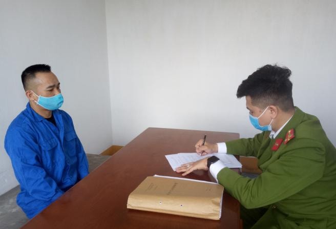 Trần Quốc Dũng tại Cơ quan Công an