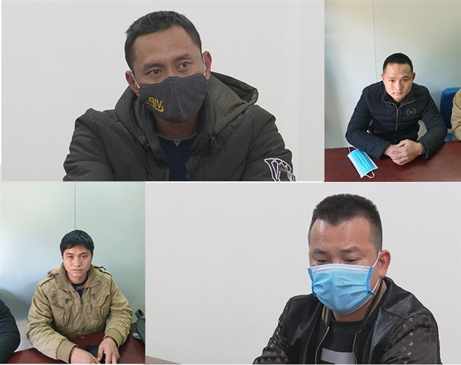 Các đối tượng trong chuyên án. Ảnh: vtc.vn
