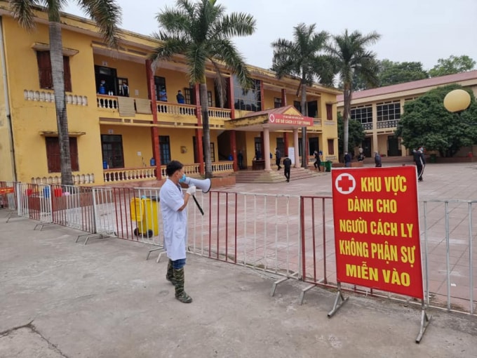 Việc quy định cách ly y tế 21 ngày là do biến thể SARS - CoV-2 (ảnh TL).