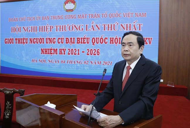 Chủ tịch Ủy ban Trung ương MTTQ Việt Nam Trần Thanh Mẫn.