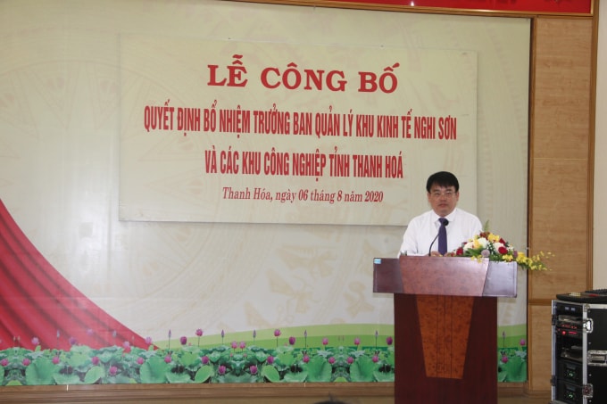 Ông Nguyễn Tiến Hiệu - Trưởng Ban Quản lý KKT Nghi Sơn và các KCN tỉnh Thanh Hóa.