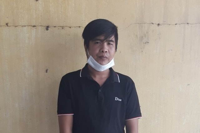 Đối tượng Lương Văn Lâm bị bắt giữ. Ảnh: dantri.com.vn
