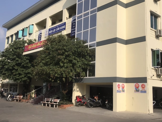 Trụ sở điện lực Cẩm Giàng.