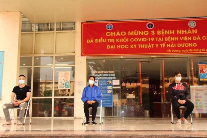 Ba bệnh nhân đầu tiên ở tâm dịch Hải Dương được công bố khỏi bệnh (ảnh TL).