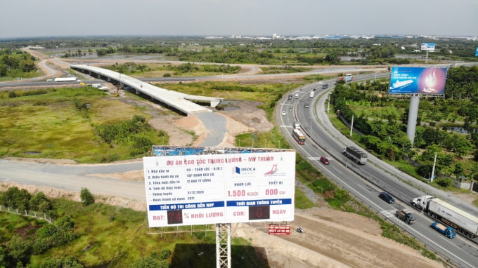 Phương tiện sẽ không di chuyển trên cao tốc Trung Lương - Mỹ Thuận vào khung giờ đêm để đảm bảo trật tự, an toàn giao thông. Ảnh minh họa
