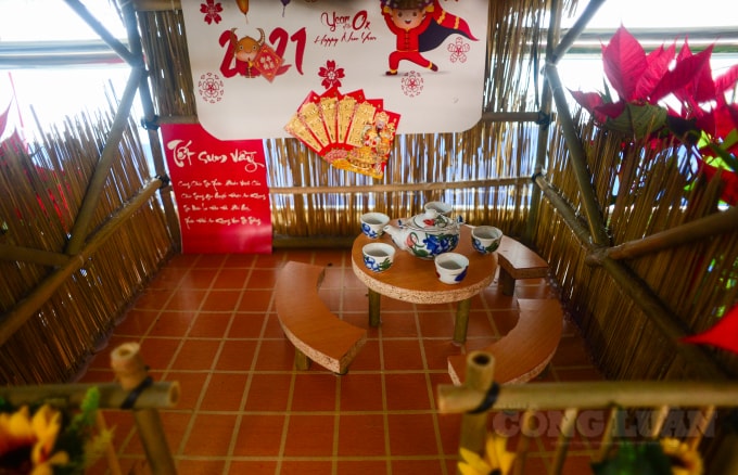 Có hẳn không gian thưởng thức trà
