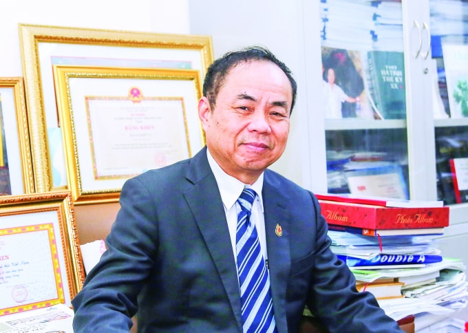 Nhà báo - TS Trần Bá Dung - Ủy viên Ban Thường vụ, Trưởng Ban Nghiệp vụ Hội Nhà báo Việt Nam. Ảnh: Sơn Hải
