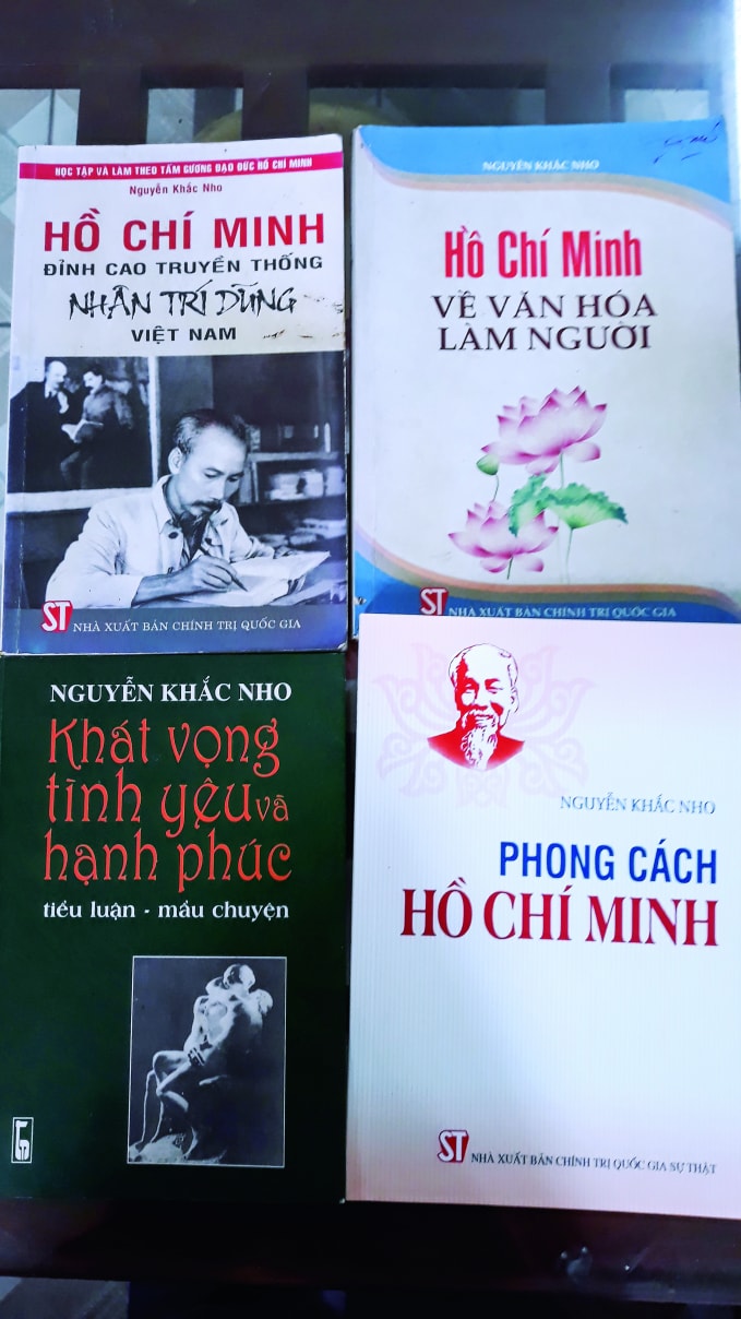 Những ấn phẩm của Nguyễn Khắc Nho.