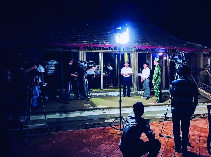Một điểm cầu do VTV8 phụ trách được thực hiện tại Nhà lưu niệm Đại tướng Võ Nguyên Giáp (làng An Xá, Lệ Thủy, Quảng Bình) trong chương trình THTT 